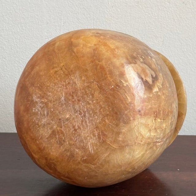 Vintage Handcrafted Egyptian Alabaster Vase For Sale In Baltimore - Image 6 of 18