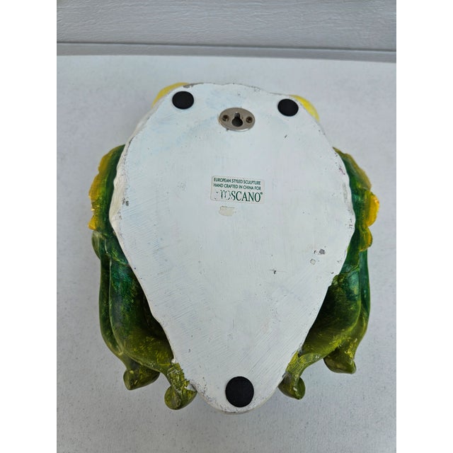Toscano Bacchus Handcrafted Majolica Style Mask For Sale - Image 12 of 13