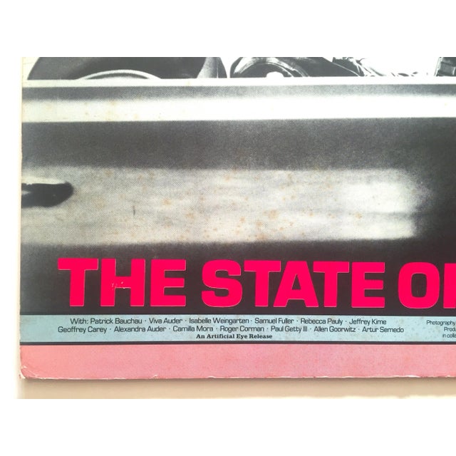 Vintage 1982 "The State of Things " Wim Wenders Original Movie Memorabilia Large Film Poster For Sale In Kansas City - Image 6 of 9
