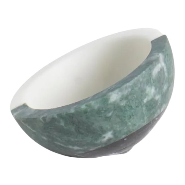 Modern Handcrafted Italian Marble Bowl by Arthur Arbesser For Sale