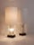 Austrian Ice Glass Table Lamps by J. T. Kalmar for Kalmar, 1950s, Set of 2 For Sale - Image 3 of 11