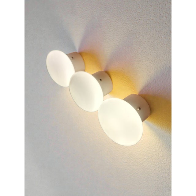 Metal Modulo Wall Lamps in Metal and Glass from Valenti Luce, Italy, 1970s, Set of 3 For Sale - Image 7 of 7