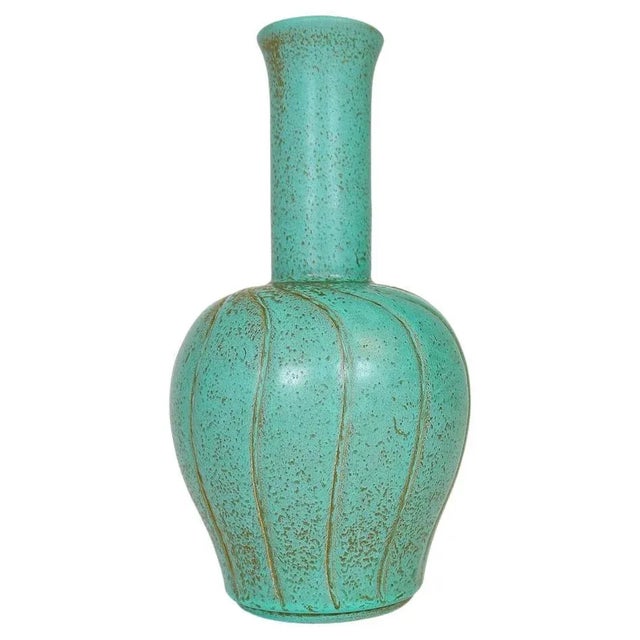 Art Deco Ceramic Vase by Ewald Dahlskog for Bo Fajans, Sweden, 1937 For Sale - Image 12 of 12