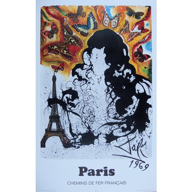 Salvador dalí (1904-1989) butterfly suite, sncf complete series of 6 original lithographs and heliogravures (ateliers...