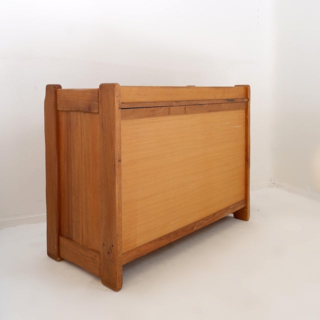 Brutalist Oak Chest of Drawers from De Puydt, Belgium, 1980s For Sale - Image 13 of 14