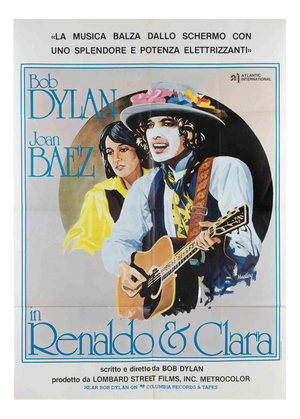 Renaldo and Clara Film Poster, Italy, 1978