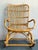 Embrace the laid-back elegance of the Mid-Century Modern era with this charming vintage rocking chair. Crafted from...