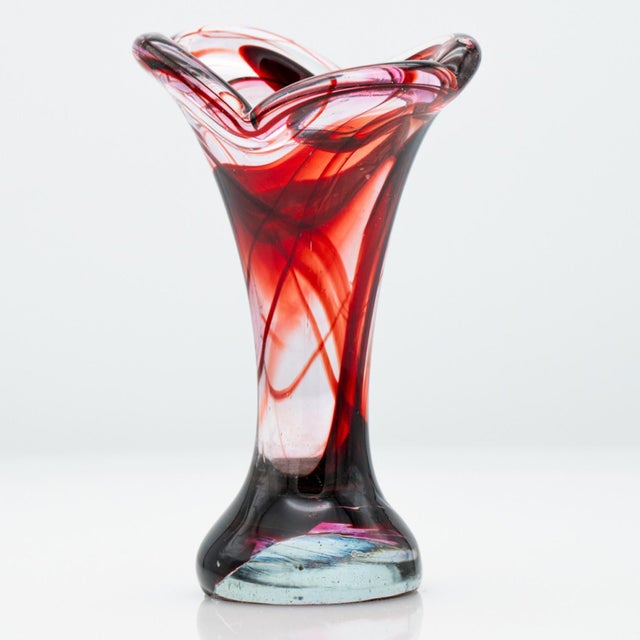 Murano Multi-Coloured Glass Vases, Italy, 1970s, Set of 7 For Sale - Image 13 of 18