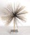 Curtis Jere 1980 Curtis Jeré Style Sunburst Dandelion Brass Sculpture Mounted on Marble Base For Sale - Image 4 of 16