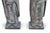 Pair Monumental Antique 48" Solid Stone Chinese Court Lady Figure Statues Tang Style For Sale - Image 12 of 18