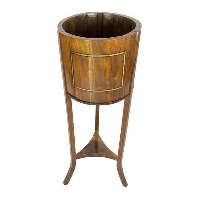 19th Century Biedermeier Walnut Flower Stand For Sale - Image 3 of 7