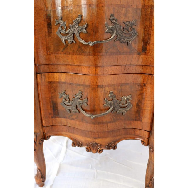 1970s Chippedal Bedside Tables in Wood, 1970s, Set of 2 For Sale - Image 5 of 17