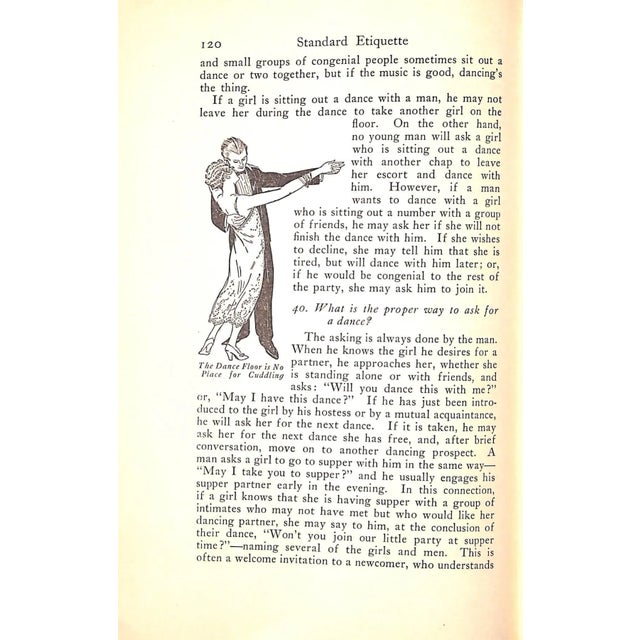 Paper "Standard Etiquette" 1925 Richardson, Anna Steese For Sale - Image 7 of 11