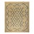 Vintage French Area Rug, Hand-Knotted Wool, Allover Geometric Design, Tan & Black, 6x9 For Sale