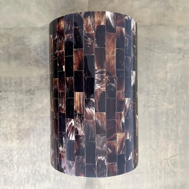 Late 20th Century Vintage Tessellated Horn Dome Top Box For Sale - Image 5 of 9