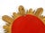 Mid-Century Modern Italian Sunburst Wall Mirror in Wood and Resin, 1950s For Sale - Image 14 of 15