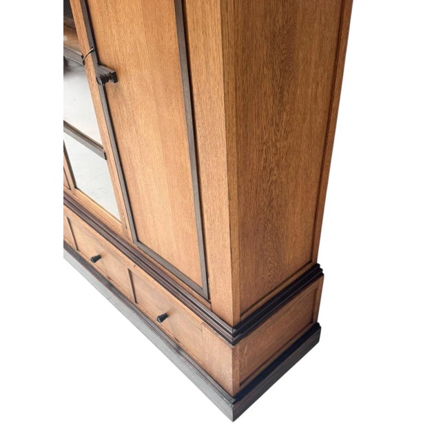 Vintage Art Deco Four-Door Bookcase, 1920s For Sale - Image 11 of 15