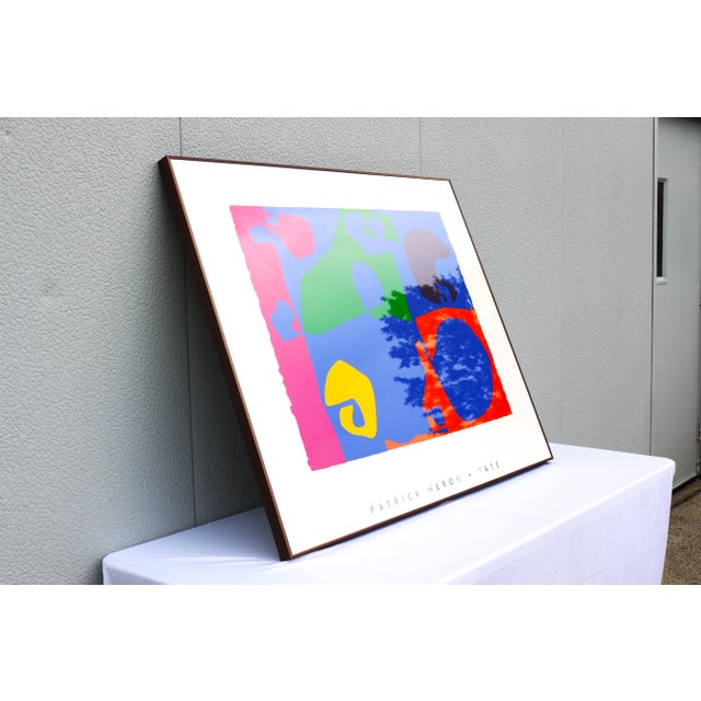 Blue Patrick Heron "January 1973 : 14" Abstract Screenprint Artwork by Tate Gallery For Sale - Image 8 of 14
