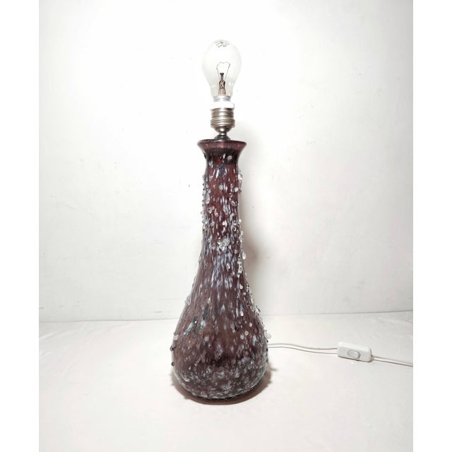 Glass Table Lamp, Italy, 1960s For Sale - Image 10 of 10