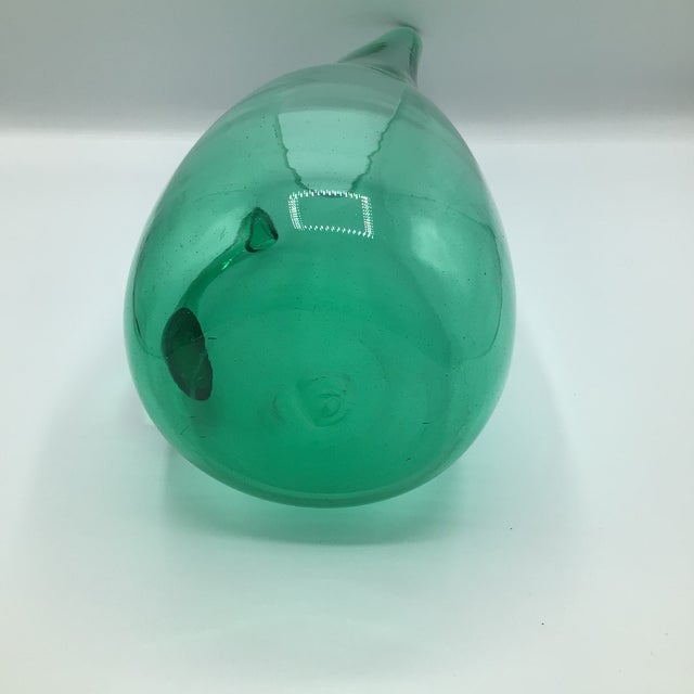 Blenko Teal Pitcher Designed by Winslow Anderson. For Sale - Image 12 of 12