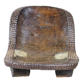 Vintage Wood Stool, Rwanda For Sale