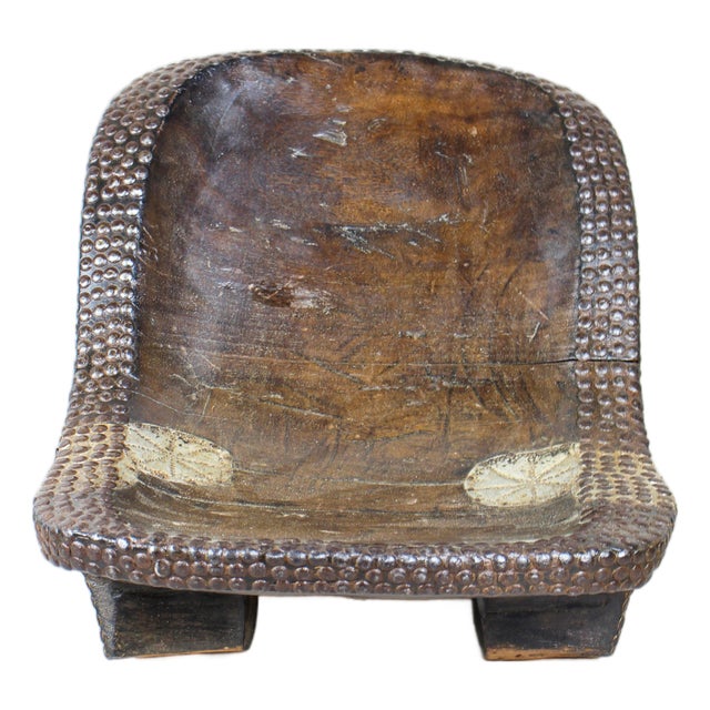 Vintage Wood Stool, Rwanda For Sale