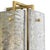Vintage Brass and Handmade Glass Wall Lamps, Set of 2 For Sale - Image 5 of 8