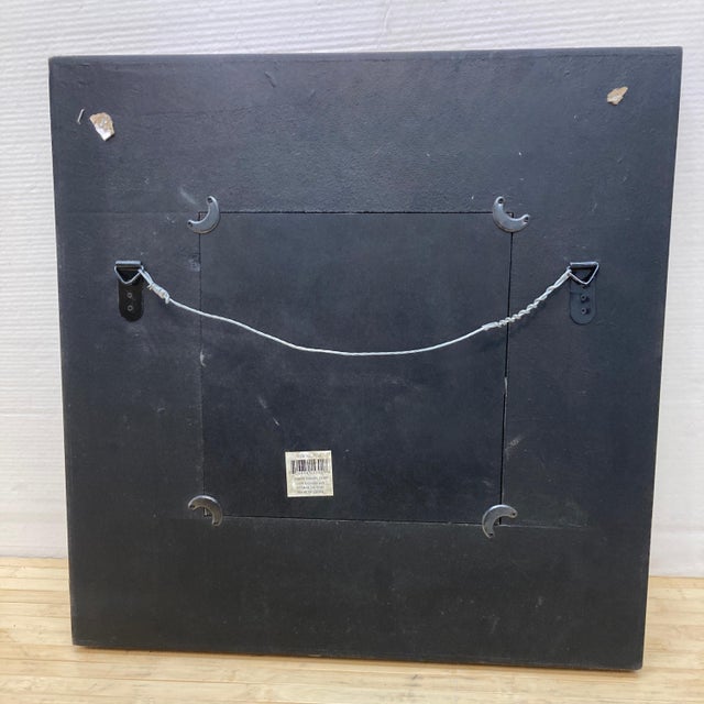 Modern Square Beveled Glass Multi-Layered Wall Mirror For Sale - Image 3 of 5