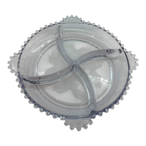 Mid 20th Century Imperial Glass Candlewick 4-Part Divided Dish