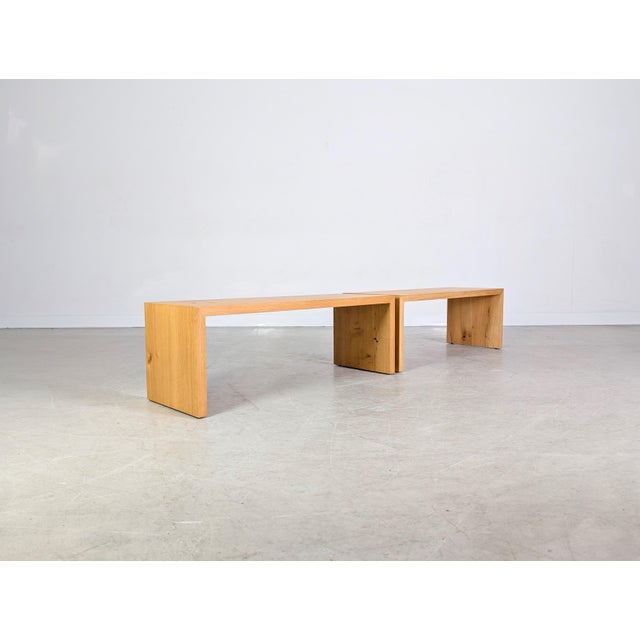 Side Tables in Beam Oak from Koinor, Set of 2 For Sale - Image 4 of 10