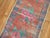 Asian Antique Zabihi Collection 1965 Turkish Floral Narrow Runner For Sale - Image 3 of 8