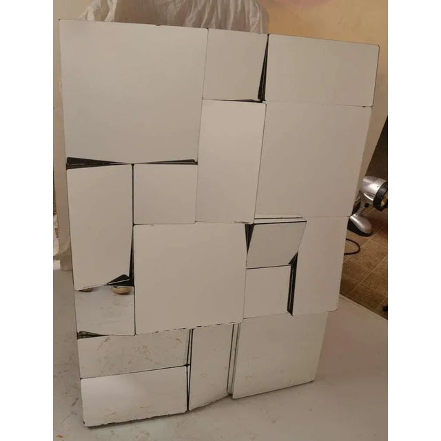 Mid-Century Modern Neal Small Slopes Mirror For Sale - Image 3 of 6