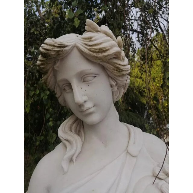 Italian Artist, The Four Seasons, 19th Century, Carrara Marble, Set of 4 For Sale - Image 16 of 18