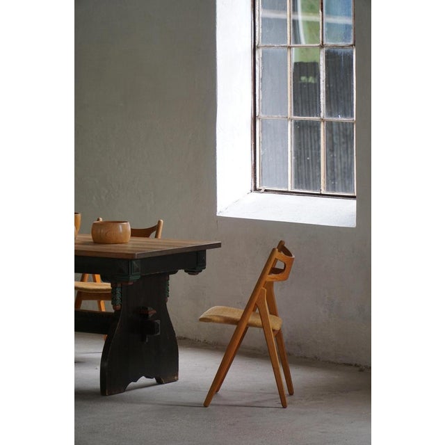 Danish CH29 Dining Chairs attributed to Hans J. Wegner for Carl Hansen & Son, 1951, Set of 6 For Sale - Image 11 of 18