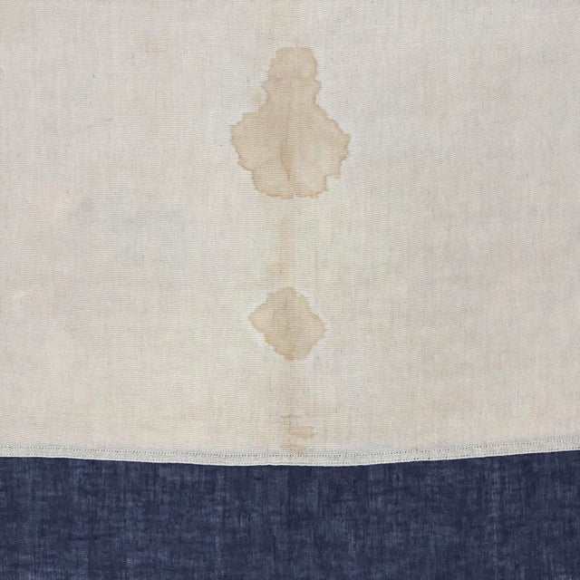 Rustic Large Vintage Cotton Nautical Signal Flag For Sale - Image 3 of 6