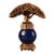 Gilt Metal "Money Tree" Sculpture on Lapis Lazuli Base For Sale