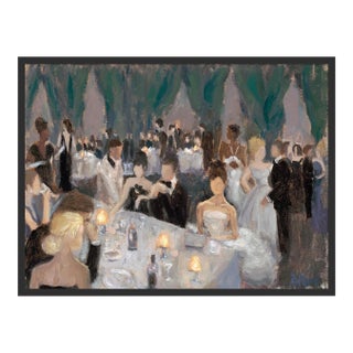 Evening Soiree by Alice Ford in Black Frame, Medium Art Print For Sale