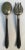 Elegant antique salad serving set