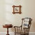 1980s Vintage 1982 Cross Stitch Rocking Chair-Americana-Folk Art-Rustic Wood Frame For Sale - Image 5 of 10