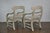 Mid 20th Century Pair of Swedish Midcentury Whitewash Upholstered Armchairs, Scandinavian Modern For Sale In Atlanta - Image 6 of 10
