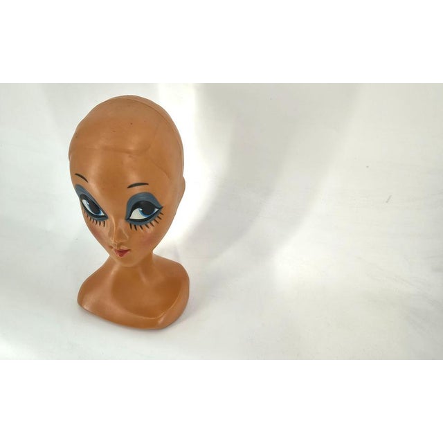 Plastic Vintage Twiggy Mannequin Head, 1970s For Sale - Image 7 of 9