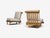 Wood Charlotte Perriand, Rare 'La Cachette' Lounge Chairs, Oak, Fabric, France, 1960s For Sale - Image 7 of 18
