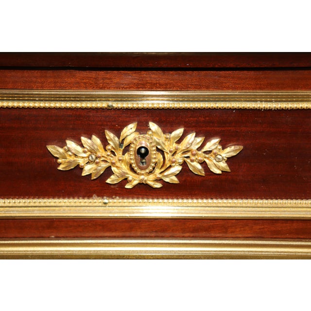 French Louis XVI Bronze Mounted Vernis Martin Secretary Desk by Henri Picard For Sale - Image 11 of 17