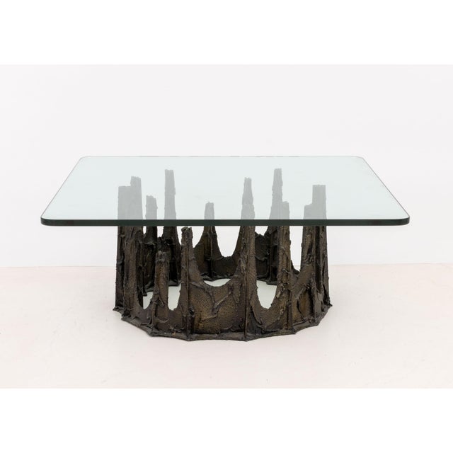 Metal Paul Evans "Stalagmite" Coffee Table, 1977 For Sale - Image 7 of 10
