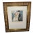 Lovely Wedding, Gilded Wood and Glass Frame For Sale