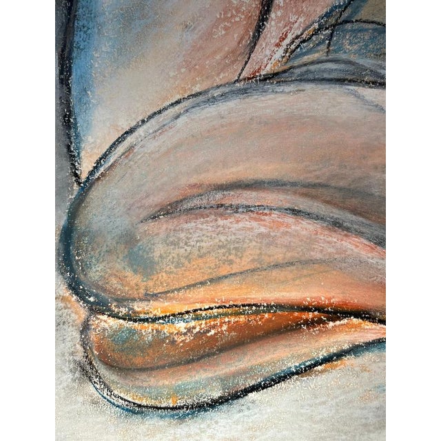 1990s Gilbert Pauli, Family, Pastel on Paper, 1990s For Sale - Image 5 of 10