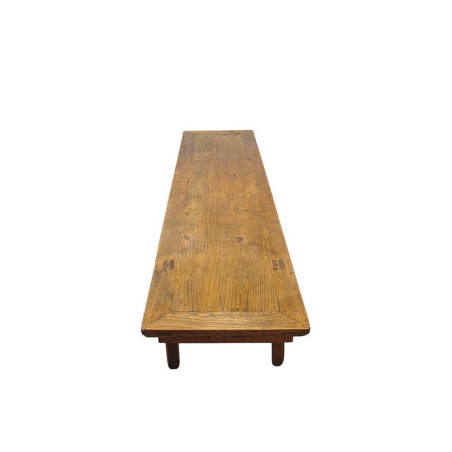 81 Inch Long Elm Bench For Sale In Greensboro - Image 6 of 8