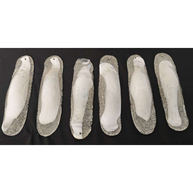 Modern Milk Murano Glass Wall Sconces, 1960s-1970s, Set of 2 For Sale - Image 12 of 16