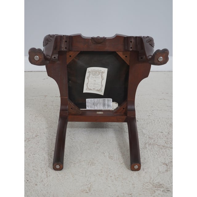 Set of 8 Stickley Colonial Williamsburg Mahogany Dining Room Chairs For Sale - Image 14 of 18