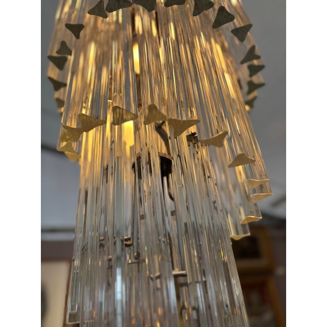 Cascade Chandelier in Murano Glass attributed to Paolo Venini for Venini, Italy, 1960 For Sale - Image 11 of 17